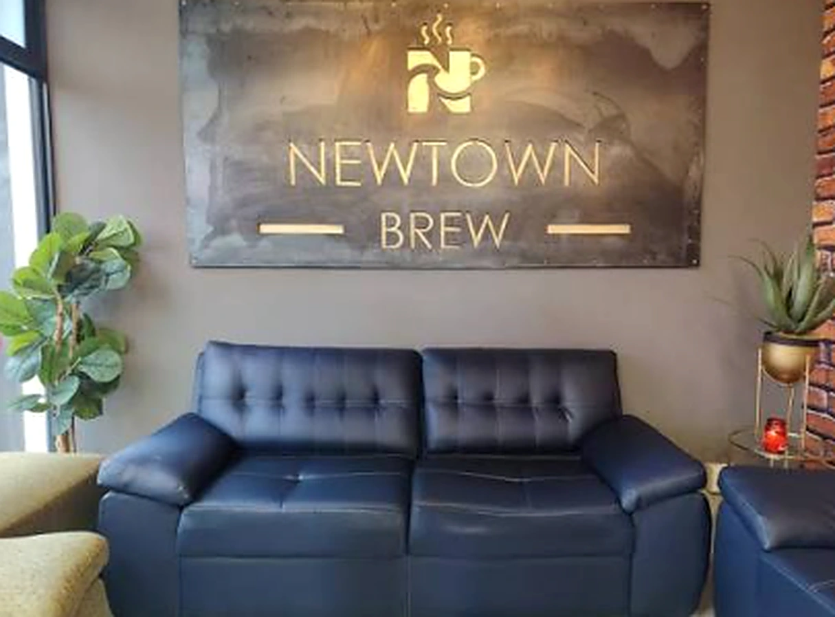 NewTown Brew interior lounge
