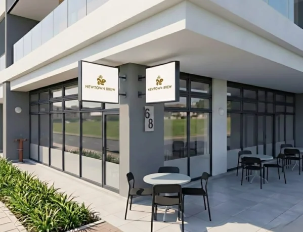 NewTown Brew storefront at 68 Umhlanga Ridge Boulevard