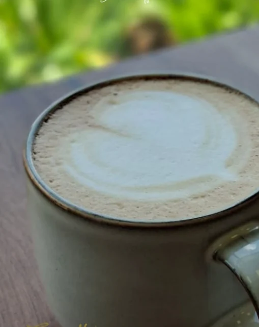 Latte art coffee at NewTown Brew Umhlanga